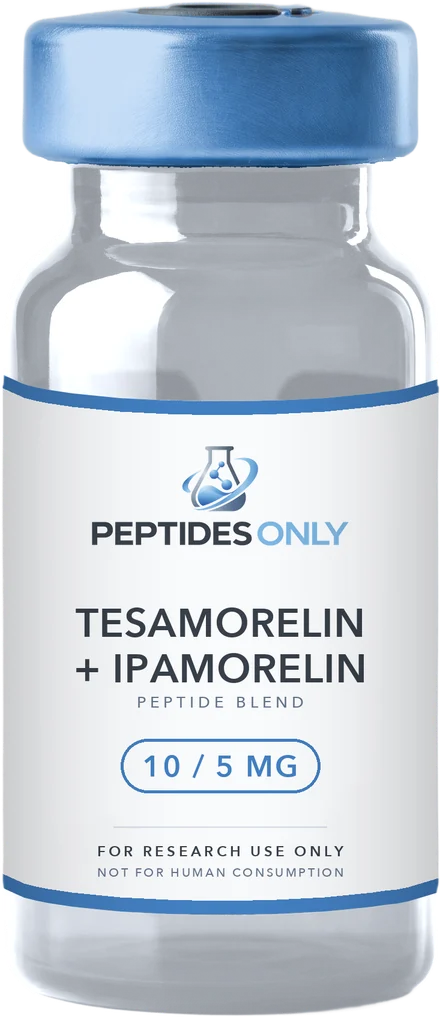 Tesamorelin + Ipamorelin 10 / 5 mg — Peptides Only, research use only